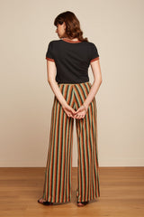 Sara Pants Piso Stripe - Black