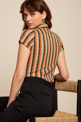 Blouse Piso Stripe - Black