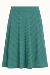 Serena Skirt Manelli Jacquard - Smoke Green