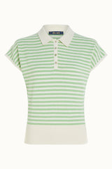 Ann Polo Top Dee Dee - Cameo Green