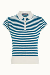 Ann Polo Top Dee Dee - Lapis Blue