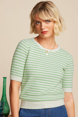 Agnes Top Dee Dee - Cameo Green