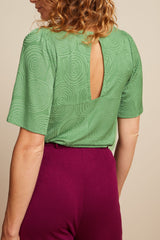 Lizzy Top Pop-Up - Mineral Green