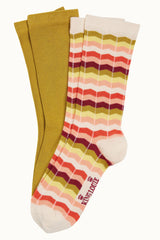 Gift Box Socks Jackie - Curry Yellow