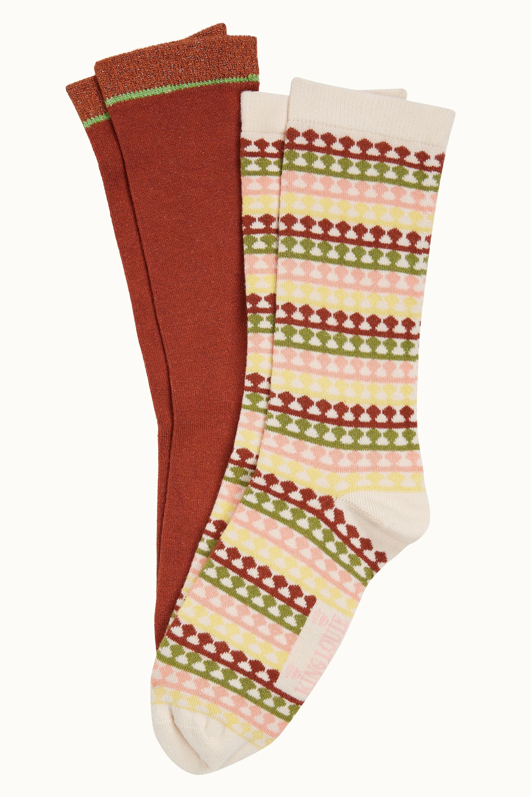 Socks 2-Pack Boyd  - Cream