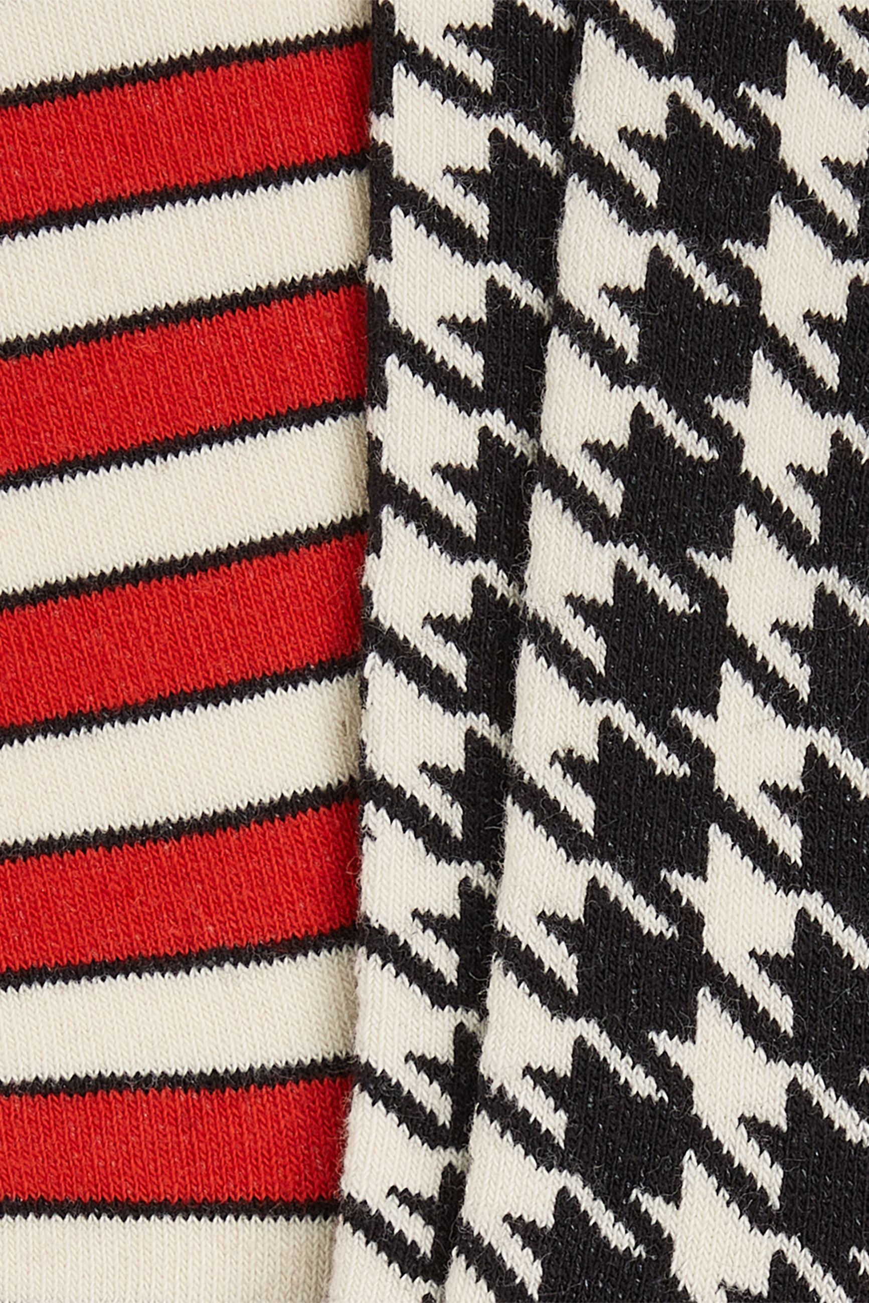 Socks 2-Pack Port Stripe - Cream