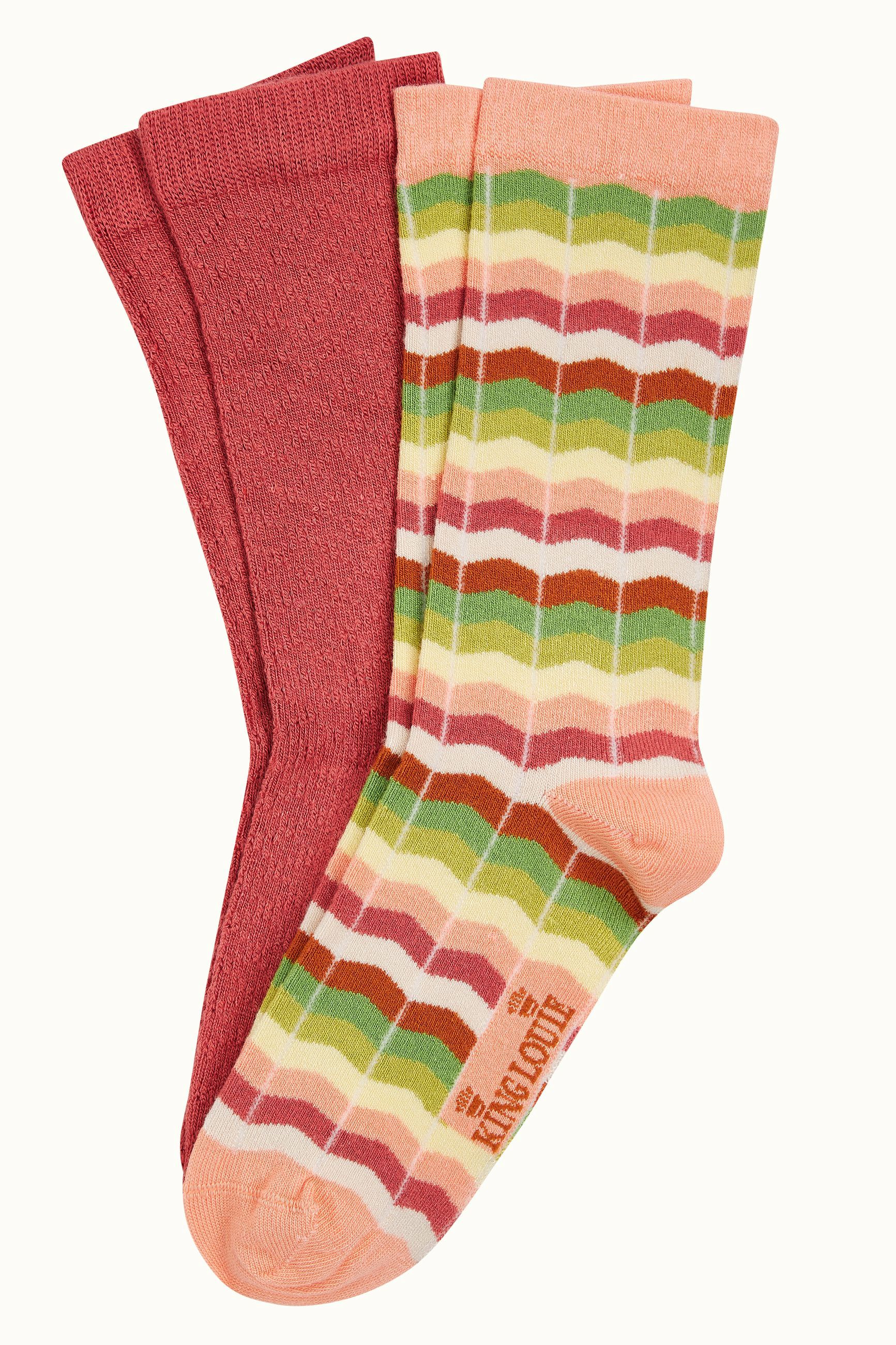 Socks 2-Pack Sunset - Velvet Pink