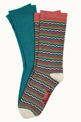 Socks 2-Pack Surfbird - Ponderosa Green