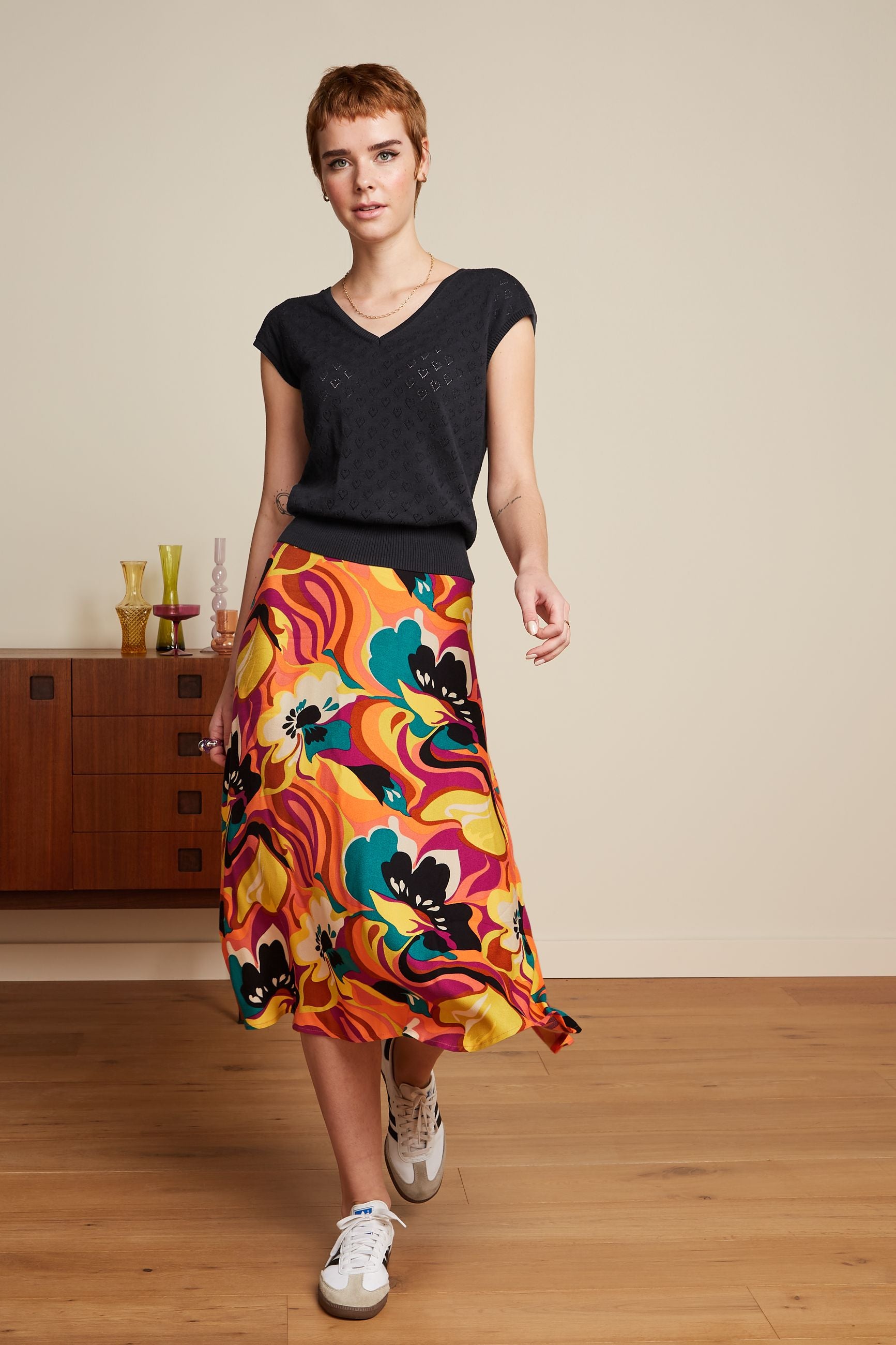 Juno Skirt Aurelio - Shell Orange