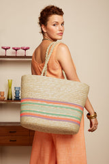 Straw Bag Bari - Sand