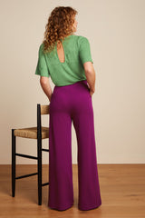 Fintan Pants Milano Crepe - Caspia Purple