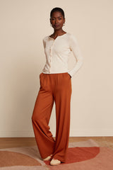 Fintan Pants Milano Crepe - Caramel