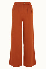 Fintan Pants Milano Crepe - Caramel