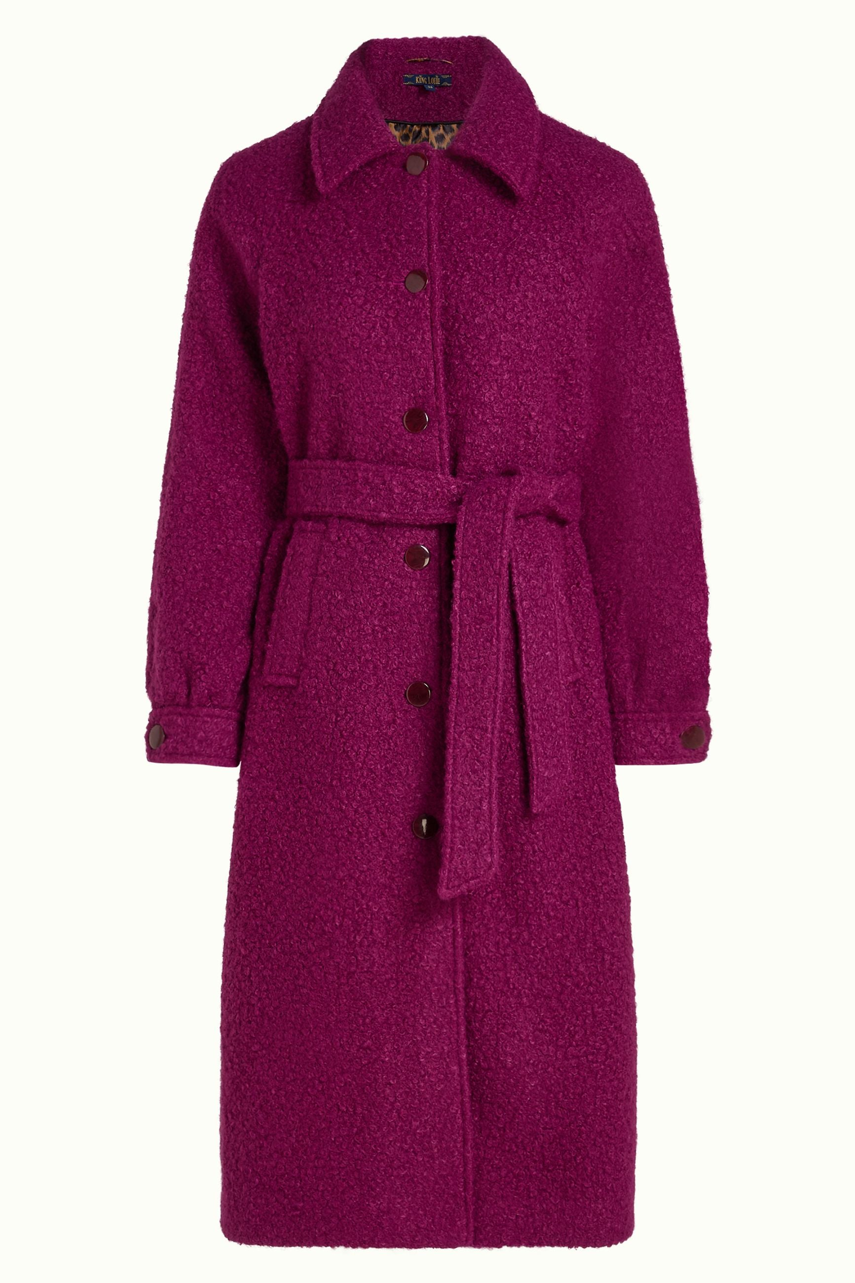 Rachel Puff Coat Memphis - Wild Fuchsia