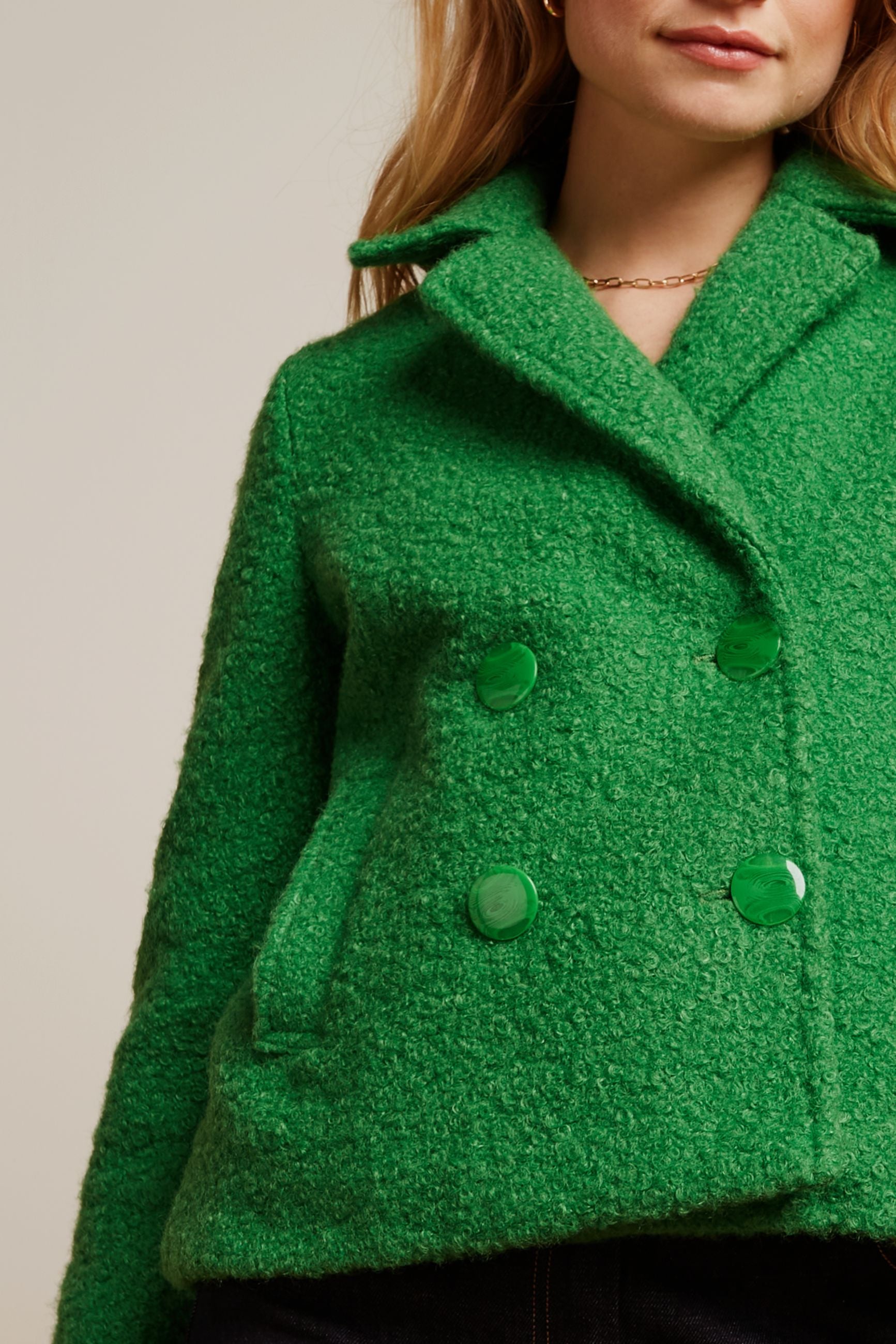 Patti Coat Memphis - Very Green