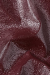 Anais Coat Shine - Bordeaux Red