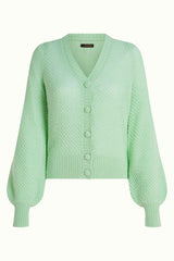 Cardi V Farfalle - Cameo Green