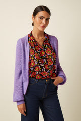 Cardi V Farfalle - Sheer Lilac