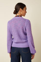 Cardi V Farfalle - Sheer Lilac
