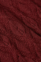 Cardi Roundneck Orcia - Cabernet Red