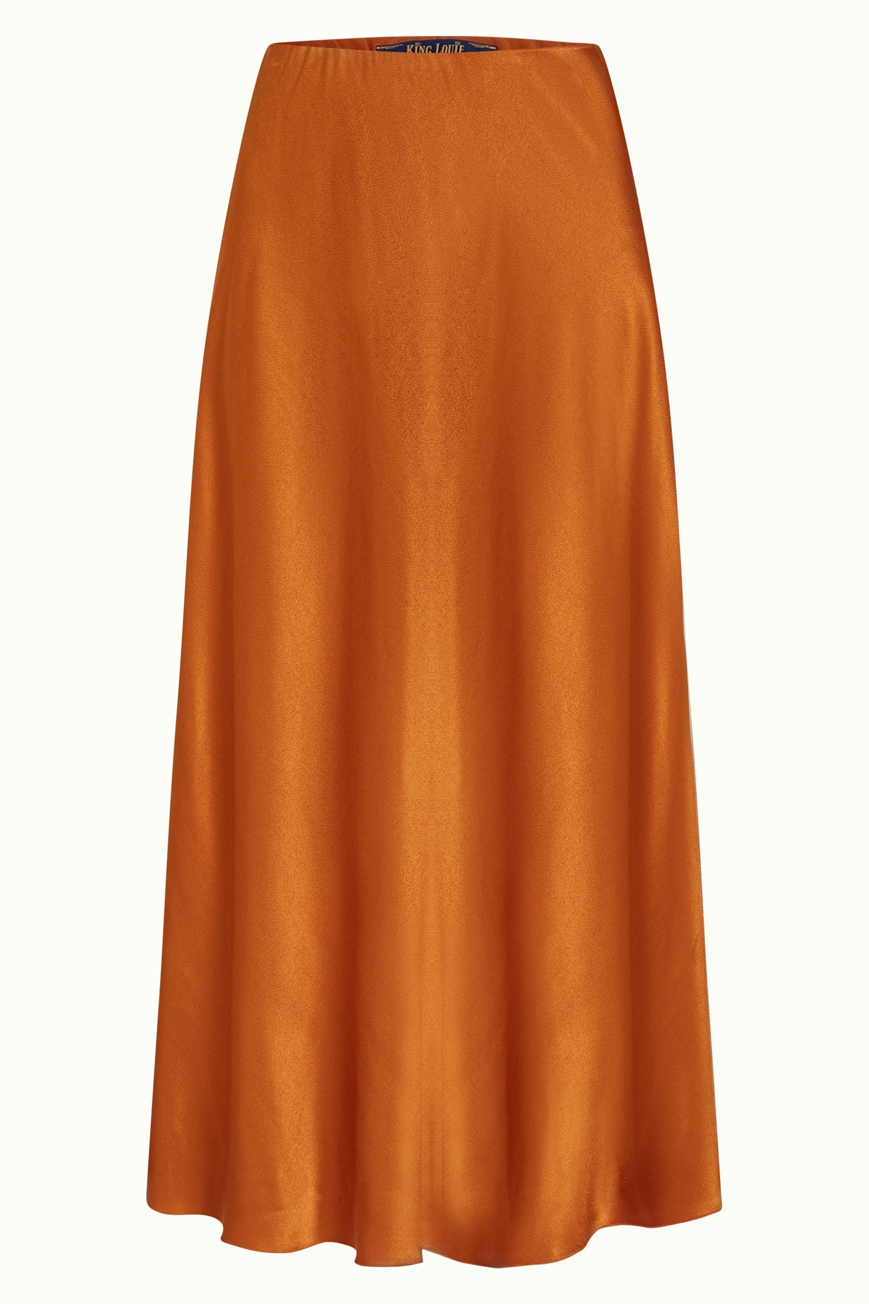 Bibi Skirt Star Satin - Maple Orange