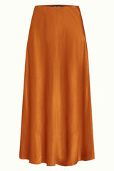 Bibi Skirt Star Satin - Maple Orange