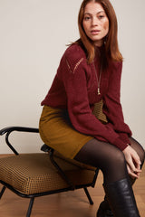 Olivia Skirt Uni Fargo - Golden Brown