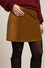 Olivia Skirt Uni Fargo - Golden Brown