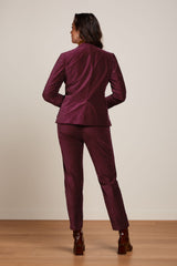 Ann Pants Uni Fargo - Cabernet Red