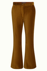 Marcie Flared Pants Uni Fargo - Golden Brown