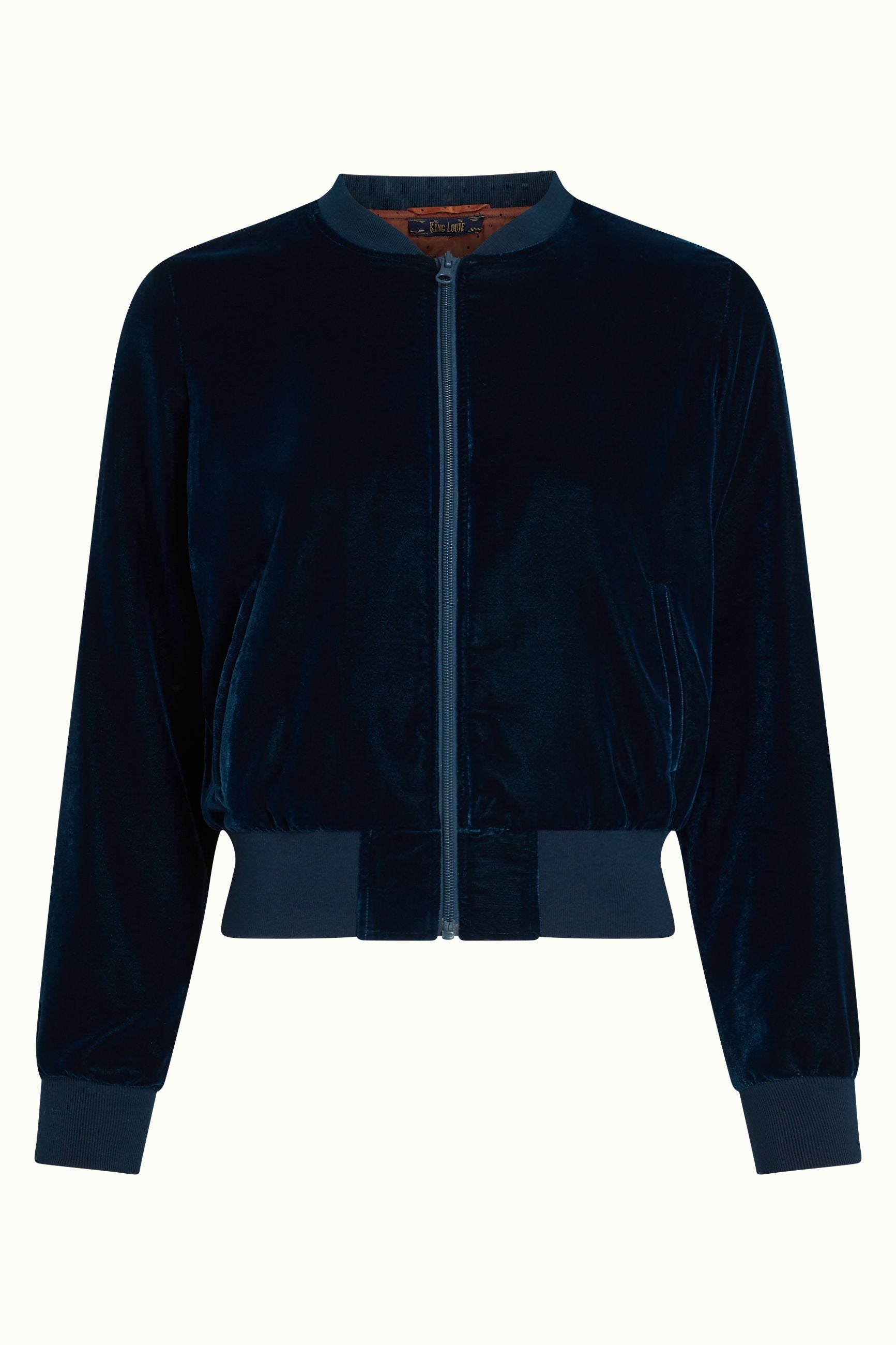 Bessie Jacket Gamine Velvet - Pond Blue