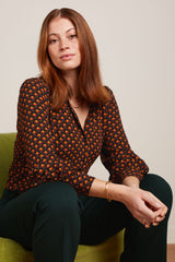 Maisie Blouse Mayfield - Beet Red