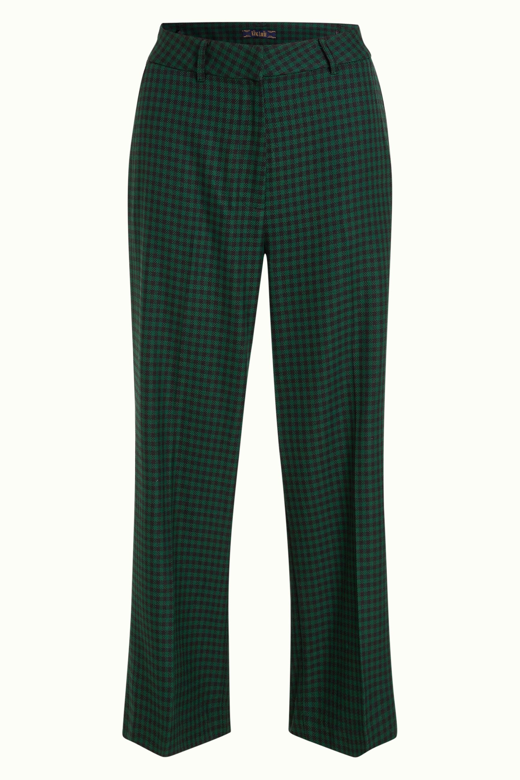 Federica Pants Norman Check - Avar Green