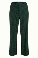 Federica Pants Norman Check - Avar Green