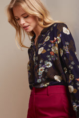 Maisie Blouse Rising - Evening Blue