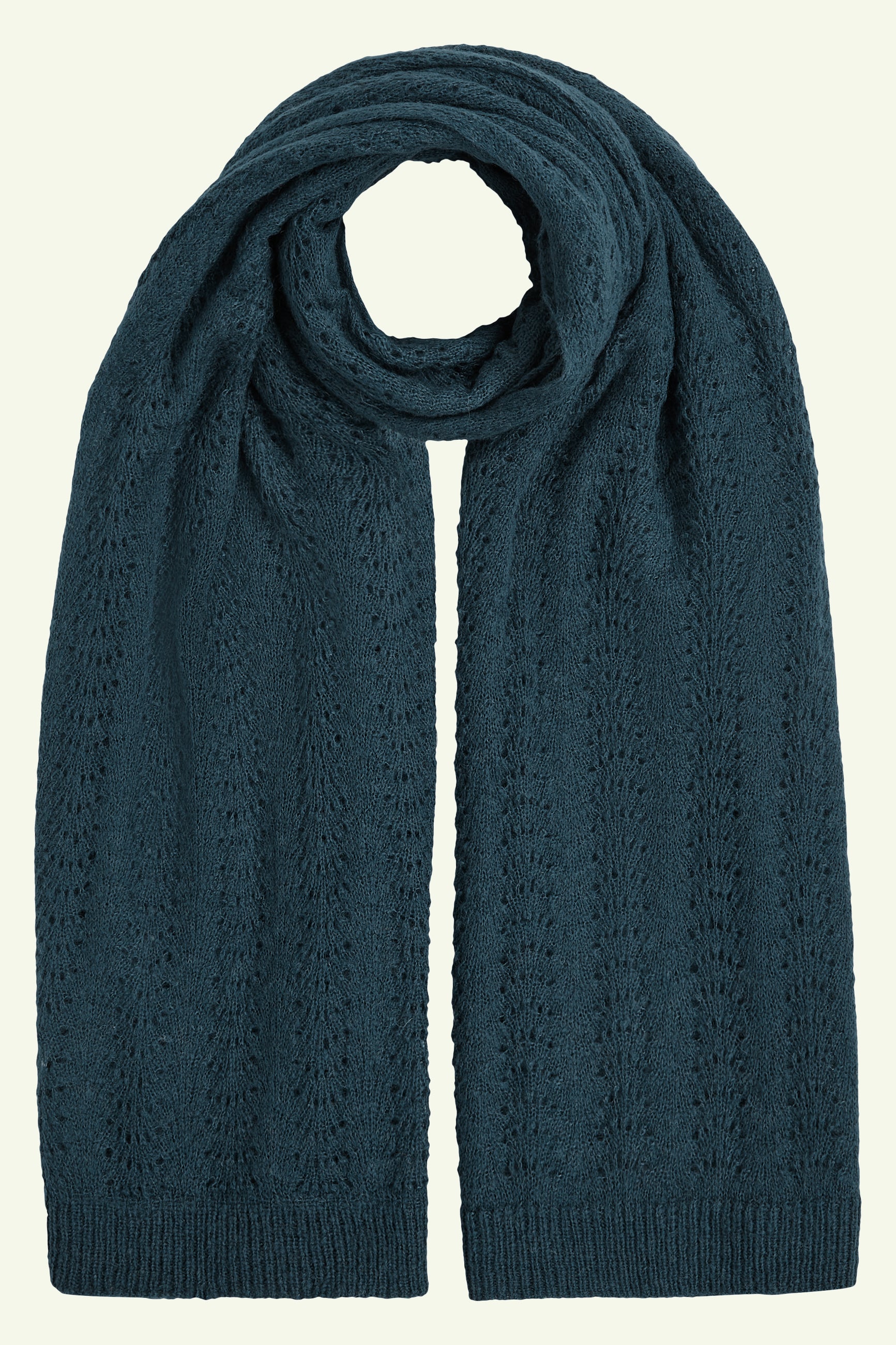 Scarf Ajour Carre - Pine Green
