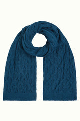 Scarf Ajour Carre - Storm Blue