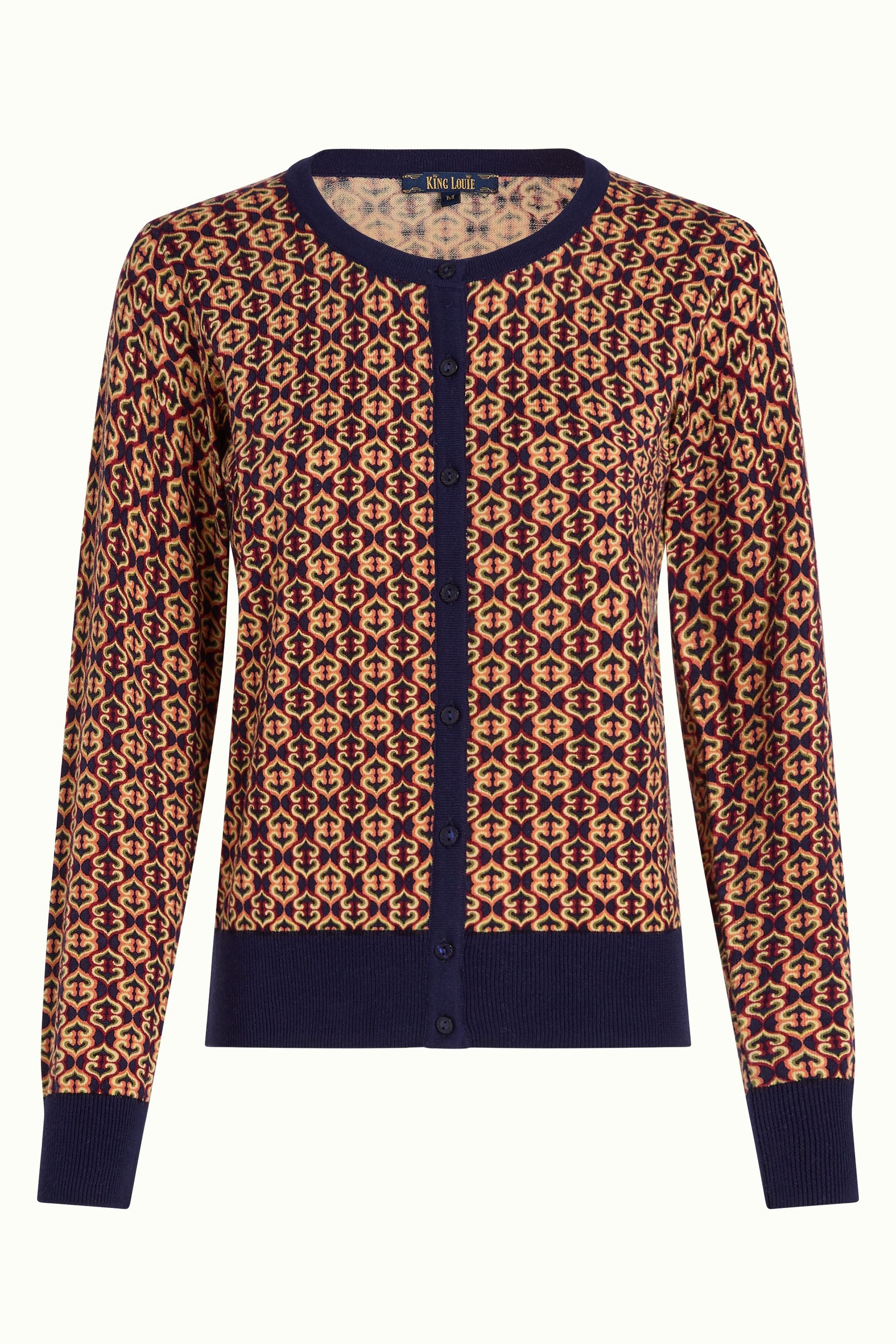 Cardi Roundneck Ripley - Evening Blue