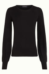 Bell Sleeve Top Club - Black