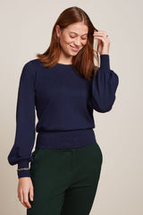 Bell Sleeve Top Club - Evening Blue