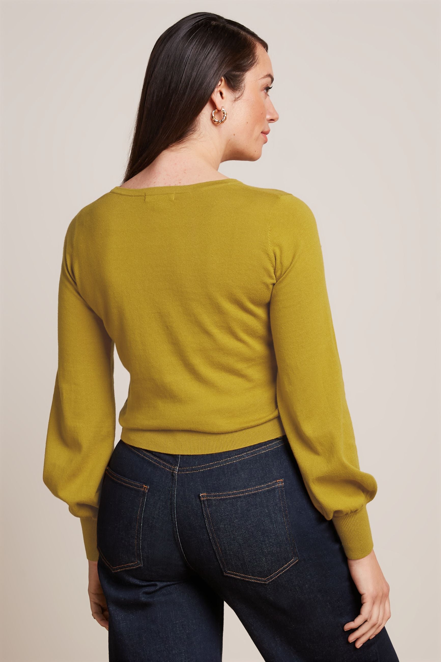 Bell Sleeve Top Club - Curry Yellow