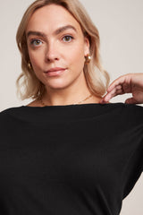 Cybil Top Cocoon - Black