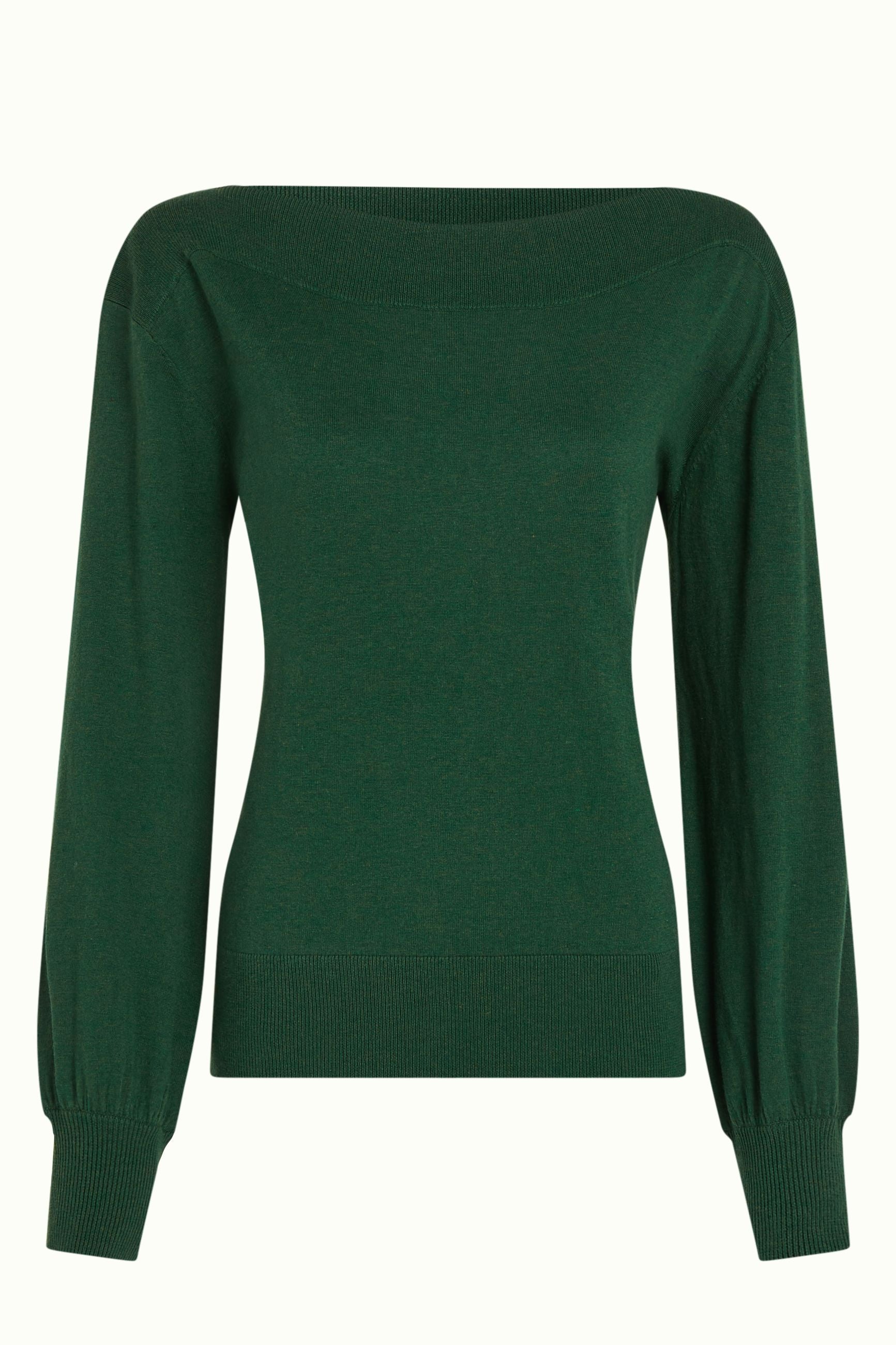 Cybil Top Cocoon - Forest Green