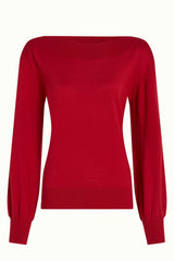 Cybil Top Cocoon - Icon Red