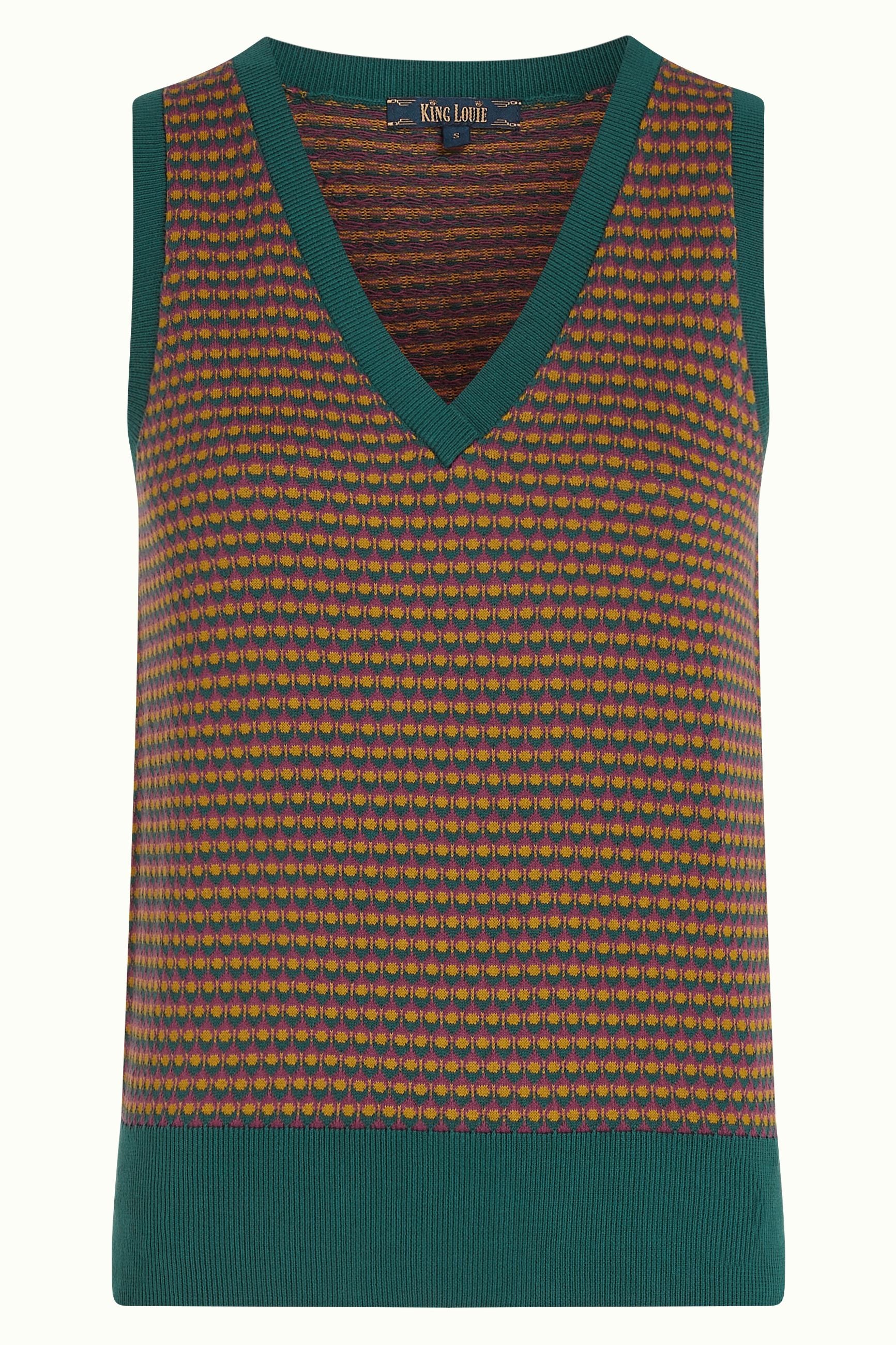 V Neck Spencer Graham - Pine Green