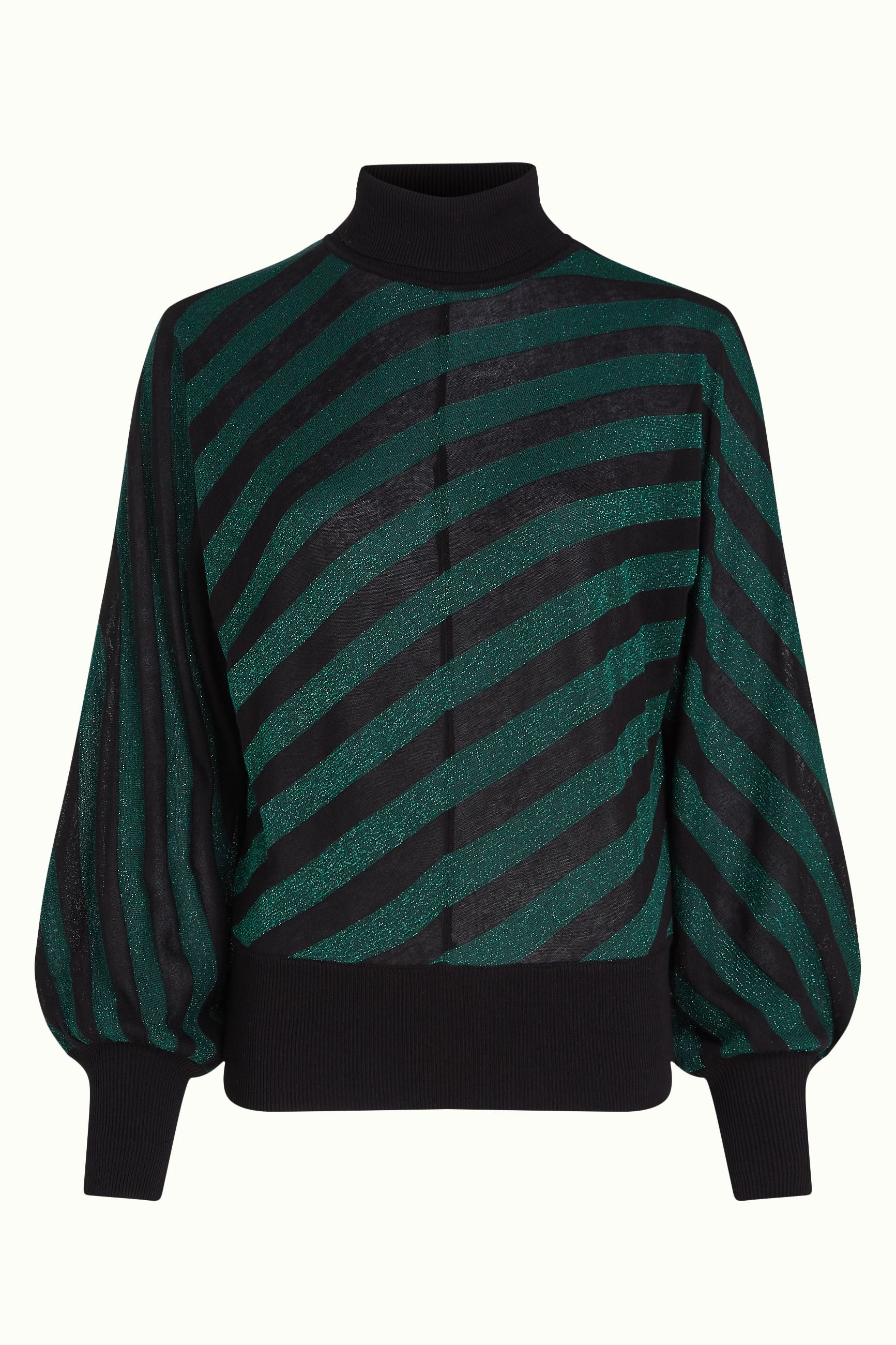 Tina Top Spiro Stripe - Pine Green