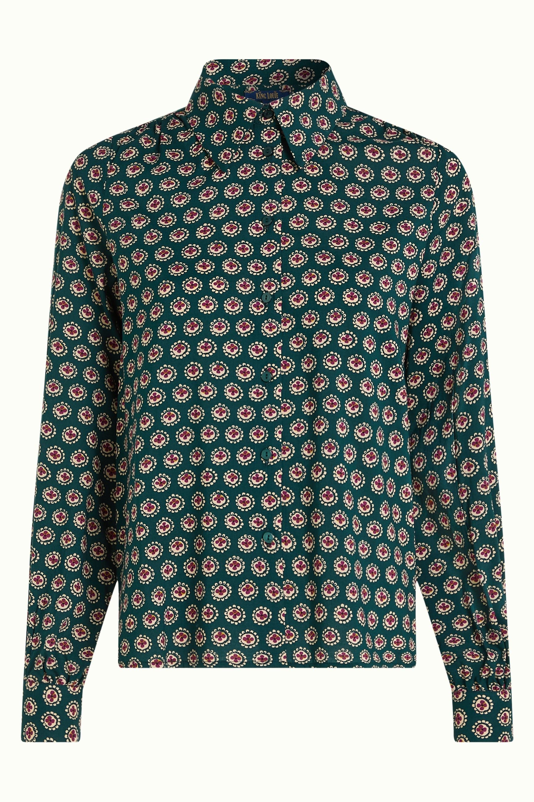 Remi Blouse Elliot - Pine Green