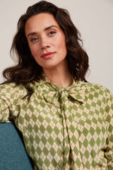 Delia Blouse Farrow - Guacemole