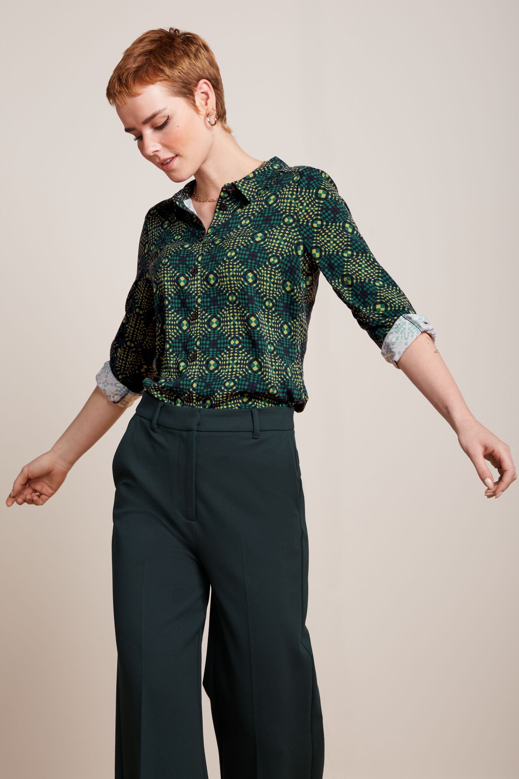 Rosie Blouse Spiller - Dragonfly Green