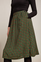 Layla Skirt Valley - Peacock Green